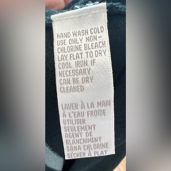 Jones New York Gray and Black Striped Turtleneck Sweater - Picture 6 of 7